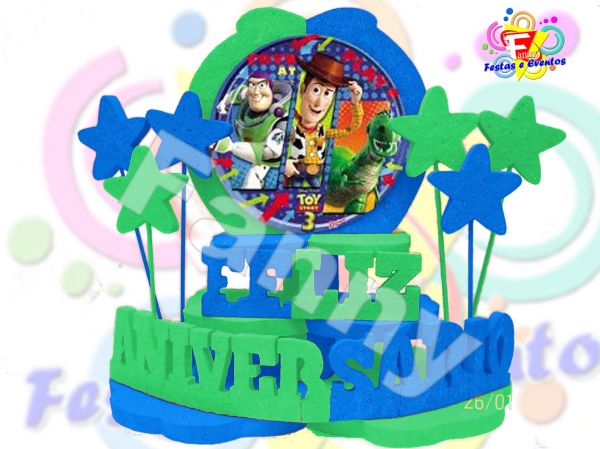 Enfeite Feliz Aniversario Toy Story